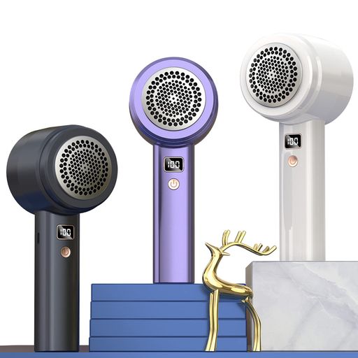 YAYAMIYA毛玉取りけだまとり電動LCD液晶ディスプレ毛玉取り機強力6枚刃スピード3段階調整様々な衣類に..