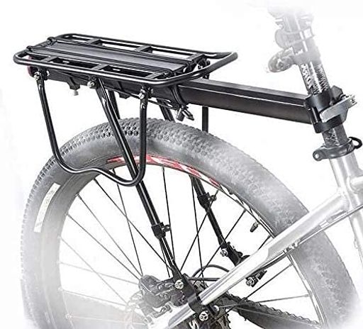 COMINGFIT®調節可能な自転車荷物貨物ラック、超強力なアップグレード自転車荷物キャリア