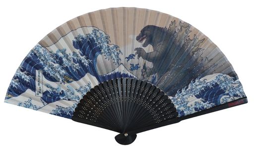 フォーカート GODZILLA(ゴジラ)扇子 富岳三十六景 大怪獣ノ図 8510