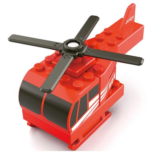 タカラトミー(TAKARATOMY)トミカ・プラレールブロック消防ヘリコプターおもちゃ3歳以上