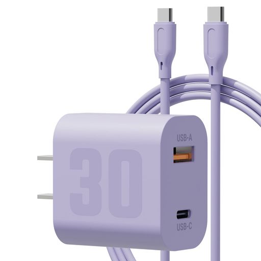 30WTYPEC急速充電器PD対応充電器1.5Mケーブル付きUSB-A/USB-C2ポートACアダプター充電器GAN(窒化ガリウム採用)コンパクト充電器PSE認証獲得【PD&QC3.0対応】落雷保護IPHONE14/13/ 30WTYPEC急速充電器PD対応充電器1.5Mケーブル付きUSB-A/USB-C2ポートACアダプター充電器GAN(窒化ガリウム採用)コンパクト充電器PSE認証獲得【PD&QC3.0対応】落雷保護IPHONE14/13/