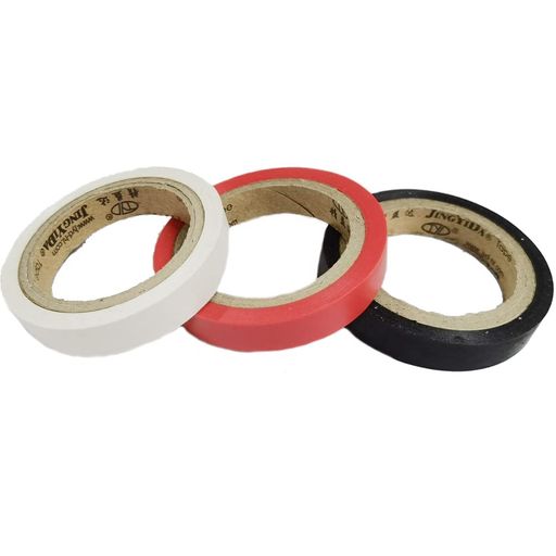 GLOPERTI グリップフィニッシングテープ テニス バドミントン ラケット 交換用テープ 6個パック 赤 2 黒 2 白 GLOPERTI グリップフィニッシングテープ テニス バドミントン ラケット 交換用テープ 6個パック 赤 2 黒 2 白