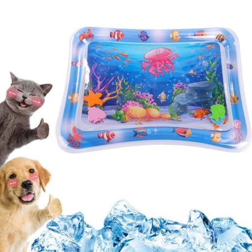 猫用ウォーターベッド69cm猫用プレイマット猫のおもちゃ猫マットペットマット水プレイマットペットの遊..