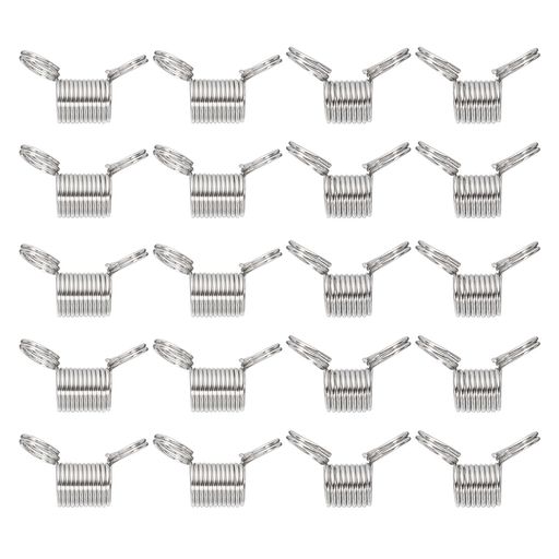 PATIKIL宝石メイキング用ビーズストッパー、20個10mm/9mmスプリングビーズクランプ、宝石ブレスレット..