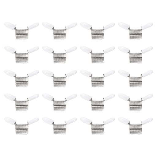 PATIKIL宝石メイキング用ビーズストッパー、20個10mmスプリングビーズクランプ、宝石ブレスレットメイ..