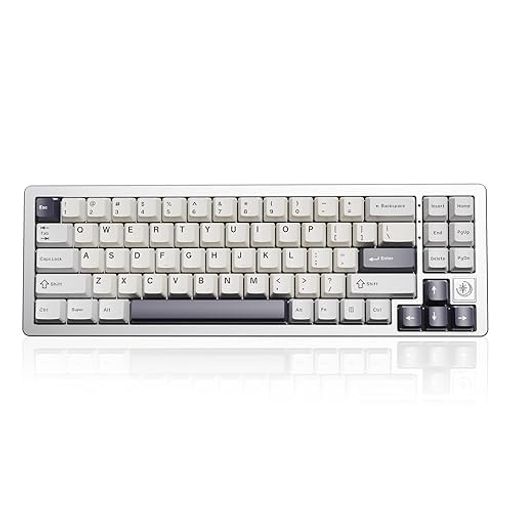 YUNZIIAL71メカニカルキーボード68%コンパクトフルアルミCNC加工ガスケット構造[BLUETOOTH/2.4G/USB-C三モード接続]ホットスワップ対応NKRORGBバックライトWIN/MAC両対応技適認証済み