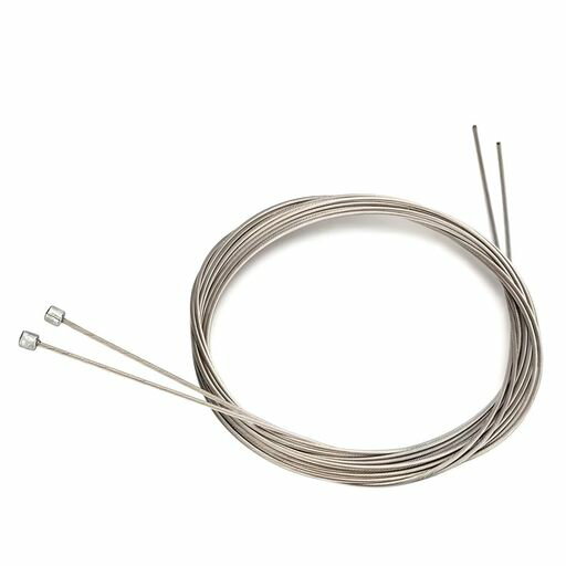 シフトワイヤー自転車シフトケーブル2本セットシルバー上質鋼製自転車パー...(4)