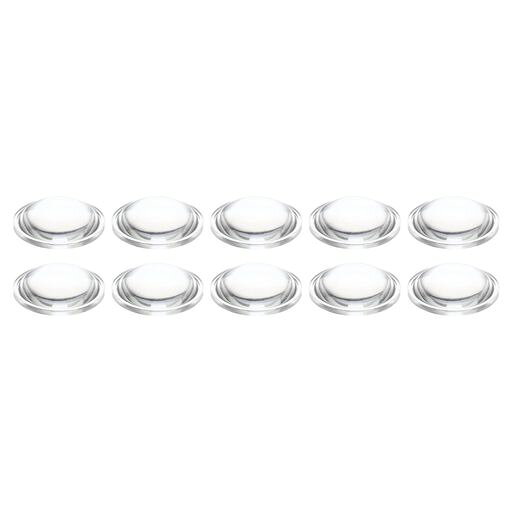 乐天商城 - PATIKIL直径16mm高さ5mm平凸レンズ10個アクリルLED光学凸コンデンサレンズLED懐中電灯自転車ヘッドランプ用透明