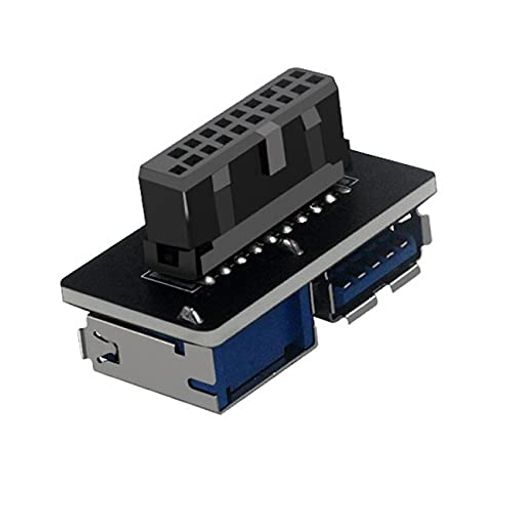 NFHKデュアルUSB3.0タイプの女性から20/19ピンマザーボードボックスヘッダースロットアダプタPCBA