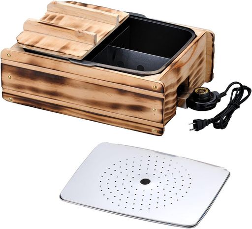 Rakuten - 杉山金属おでん鍋煮魚フッ素樹脂加工日本製電気ふるさとのれん1台5役KS-2539