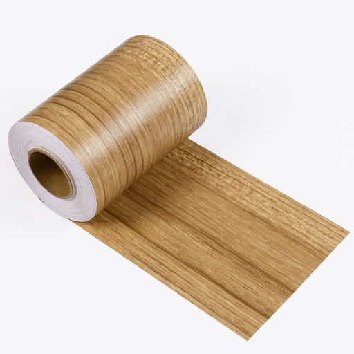 VEELIKEマスキングテープ壁紙木目幅広10cm長さ10m薄茶巾木木目テープ自粘着窓枠用リメイクシートカッテ..