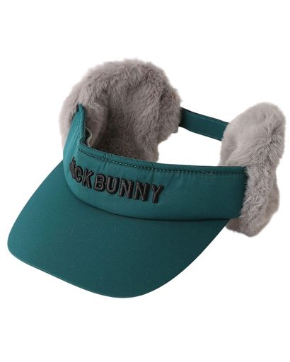 [ジャックバニー]ユニセックスサンバイザー(耳当て付き・サイズ調整可能)/ゴルフ帽子/262-5287102140_..