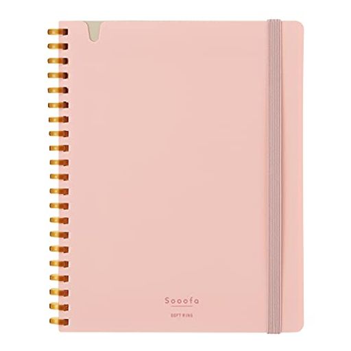 コクヨ ノート ソフトリングノート Sooofa B6 変形 4mm方眼 桃 ス-SV748S4-P
