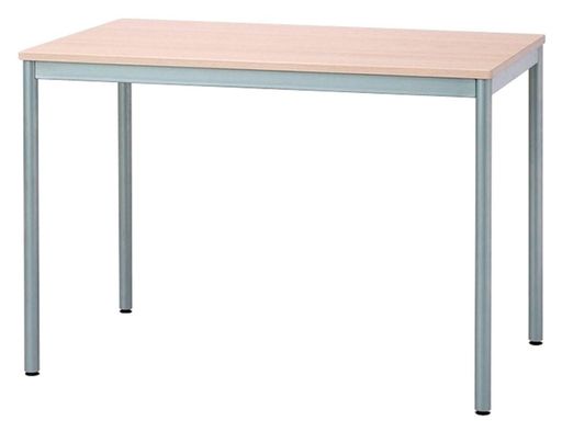 W1000xD600XH700mm 13.8kg 天板/MDF PVC貼り、フレーム/スチール 粉体塗装 中国 等分布耐荷重:天板/30kg お客様組立 足下がスッキリしたシンプルデザインだから、作業台やダイニングテーブルなど様々な用途に使えます。 足元に補強がないスッキリ構造なので対面使いが可能です。 ネジが見えない外観配慮構造です。