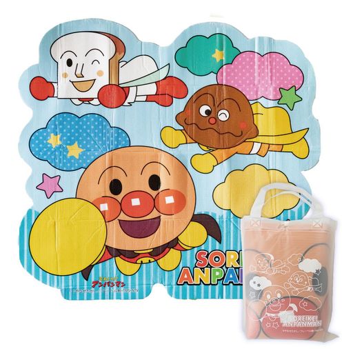 本体サイズ:約110x104cm 本体重量:100g 素材・材質:(本体)ポリプロピレン・発砲ポリエチレン・アルミ蒸着フィルム (手提げ袋)EVA樹脂 生産国:中国