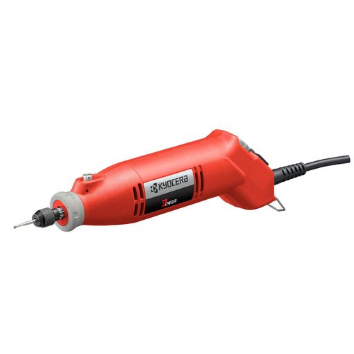 京セラ(Kyocera) 旧リョービ ホビールーター 消費電力110W HR-100A 682551A 【ダイヤルで回転数が変えられてガラス彫刻から模型工作まで幅広い用途で使用できる】 回転数8000~23000min-1 取付ビット…