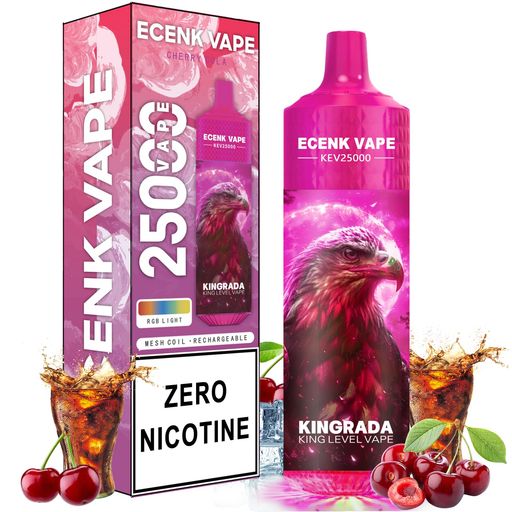 ECENK VAPE 電子タバコ シーシャ VAPE 15,000回吸引可能 充電式 ニコチンなし ター...