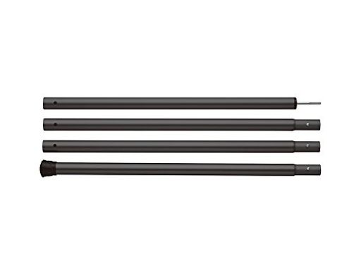 材質:アルミニウム合金(アルマイト加工) サイズφ30mmパイプ(4本継)、240cm 重量:1.1kg