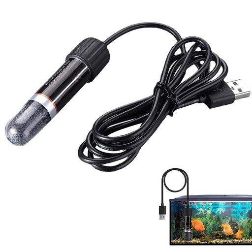 水槽 ヒーター 熱帯魚 ヒーター USB サーモスタット 水槽 ヒーター 小型 耐熱性、防蝕、作動すること容易な小型設計アクアリウムおよび小さいアクアリウムのための暖房プロダクト(10W)