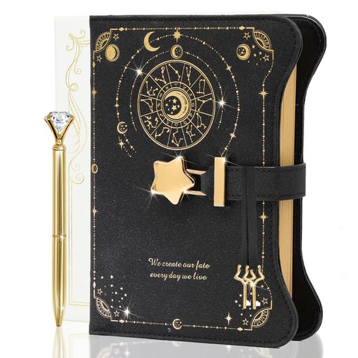 鍵付きノート日記帳鍵付き日記b6ノート鍵付き詰め替え可能横罫小学生日記鍵付き日記帳メモ帳手帳ジャーナルdiary鍵付きメモ帳PUレザーケース付き小学生女の子プレゼント誕生日文房具ギ…