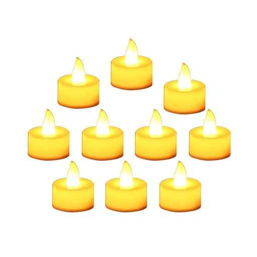 10個入りキャンドルライト塑料電池式ろうそくLED蝋燭クリスマス/パーティー/結婚式...