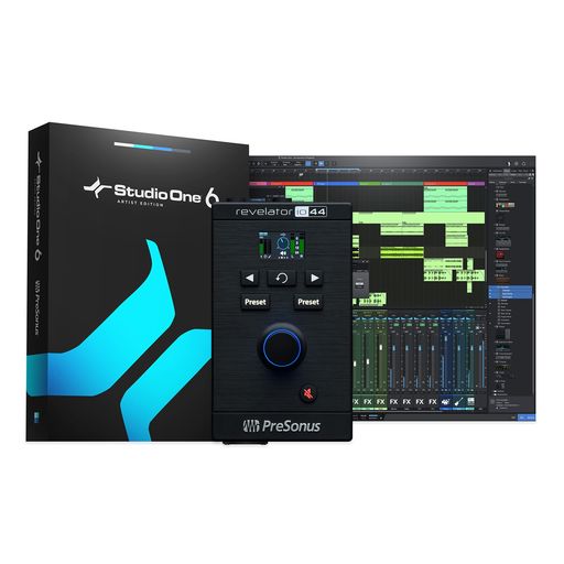 【超コンパクト】レコーディング、音楽制作、ストリーミング用の汎用性の高いUSB-Cオーディオインターフェイスで、プロフェッショナルな音質。 【プロフェッショナルなサウンドが簡単に】プロが作り上げたプリセットで、ワンクリックでプロのようなサウンドを実現します。 また、独自のカスタムプリセットを作成して、外出先で共有、保存、作成することもできます。 【オンボード加工】エフェクト処理により、リバーブ、コンプレッション、EQ、幻想的なVoice FXでサウンドを磨くことができます—すべてRevelator io44に内蔵されています。 カスタマイズ可能なミックス:統合ミキサーにより、最大3つのアプリケーションのオーディオを一度にブレンドできます。 録音ソフトウェア付属:Studio One Artist DAWレコーディングソフトウェアと、音楽チュートリアル、たくさんのサウンドサンプル、バーチャル楽器を含むStudio Magicソフトウェアバンドルを備えた完全な録音ソリューション。 4つの柔軟な入力が同時に:マイク、ギター、ヘッドセット、DJミキサーなどのステレオソースなど、ほぼ何でも接続できます。