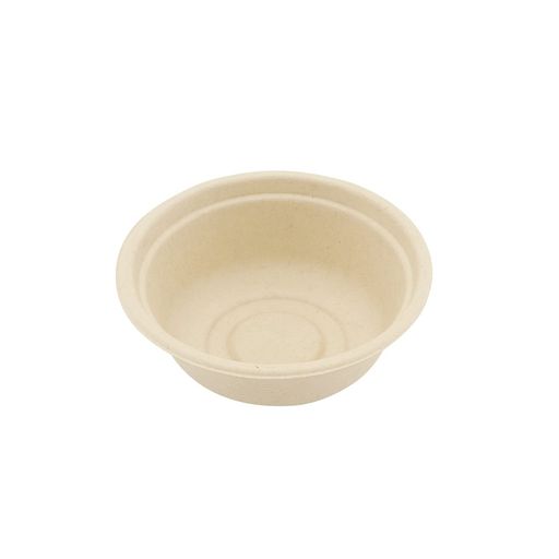 大黒工業 ペーパーボウル 未晒しバガス 約340ml 3290063 50枚入