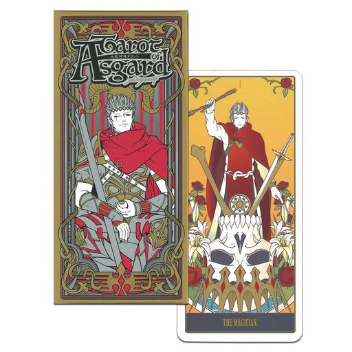 扑克牌 - タロットカード 占い Tarot of Asgard 北欧神話タロット アスガルド【ヤマモトナオキが描く 27枚(大アルカナ22枚+代替カード5枚)】