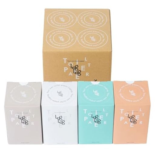 丸英製紙 LogLog 10年保存 備蓄用 トイレットペーパー アルミ蒸着真空パック 70m巻き 4ロール 個包装 小箱入り | 1ロール 1週間分 長期保存 水害 湿気 カビ 害虫 から守る コンパクト日本製 MST-204