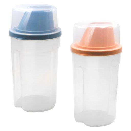 【大容量&amp;高品質素材】容器サイズ:20.5x10.5cm、容量:1,000ml。軽量で使いやすく、パッケージには青とピンクの2色の保存容器が含まれています。食品グレードのPP素材を採用し、安全性と耐久性に優れています。 【目盛り付きで便利】容器に目盛りが付いており、計量カップも付属。ペットフードの量を正確に調整でき、日々の餌やりが簡単かつ便利です。透明なデザインにより、内容物の残量も一目で確認できます。、 【優れた密閉性で鮮度を保持】高密閉設計により湿気や臭いの漏れを防ぎます。ペットフードが湿気で劣化する心配がなく、保存状態を長時間良好に保ちます。旅行や外出時にも適した設計です。 【食品グレードの安全な素材】食品グレードのPP素材で作られており、無毒で安全。ペットの健康を守るため、安心して使用できます。耐久性も抜群で、長くご愛用いただける製品です。 【幅広い用途で家庭にも便利】ペットフードだけでなく、ご飯、穀物、ナッツ類、スナック類などの保存にも最適です。家庭用、ペット用どちらでも活躍し、整理整頓を助ける理想的なストッカーです。