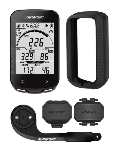 iGPSPORTBSC100SサイクルコンピュータGPSサイコン自転車スピードメーターBluetooth5.0&ANT+対応ワイヤレスケイデンス・スピードセンサー&パワーメーターType-C高速充電と2.6インチ大型LCD