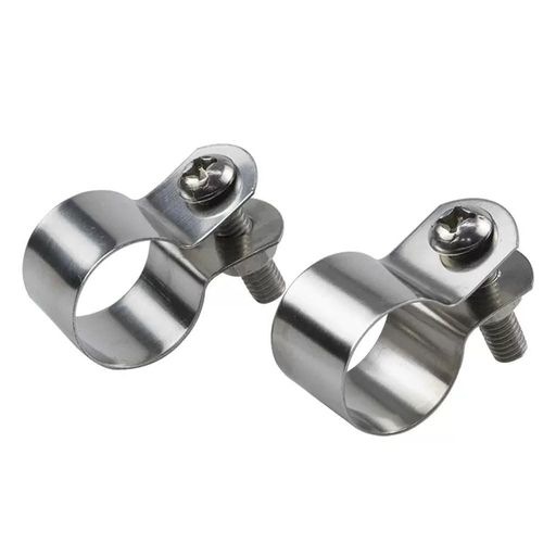 名称:304ステンレススチールU字型クランプ。 サイズ: 10mm、12mm、16mm、20mm、25mm、27mm、32mm、33mm、35mm; 製品の特徴: 耐腐食性と防錆性 | 迅速な設置。 都市、工場、エンジニアリングなどのステンレス鋼管、PVC管、鋼線管などに使用されます。 パッケージ内容: 304 ステンレス鋼製接地 U 字型クランプ 10 個。