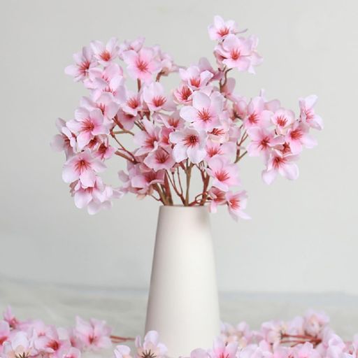 himsyuden 桜の枝 桜の花 3本セット 造花 永遠に枯れない桜 桃の花 シルクフラワー さく ...