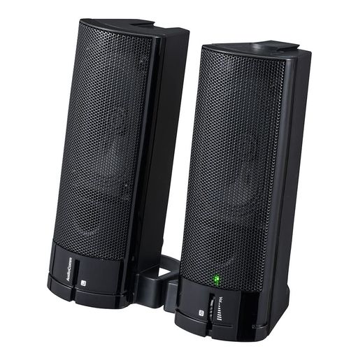 Other - 【2023最新】オーム(OHM)電機AudioCommステレオスピーカーパソコンUSB接続有線縦置き横置きドッキングサウンドバーイヤホンジャック接続外部スピーカーUSB電源ステレオスピーカーブラックASP…