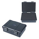 LYKUSHC-2120ミニハードケース防水ケース格子状カットスポンジが内蔵内寸:21.1X15.1X6.9CMIP66防水スマホ、ツール、小型機器などに適用(2)