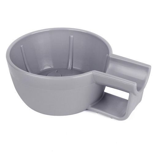 Linkideaプラスチック製シェービングソープボウル滑り止めハンドル付き広口大容量泡立てやすいウェットカミソリシェービングクリームボウル男性用(グレー) Linkideaプラスチック製シェービングソープボウル滑り止めハンドル付き広口大容量泡立てやすいウェットカミソリシェービングクリームボウル男性用(グレー)