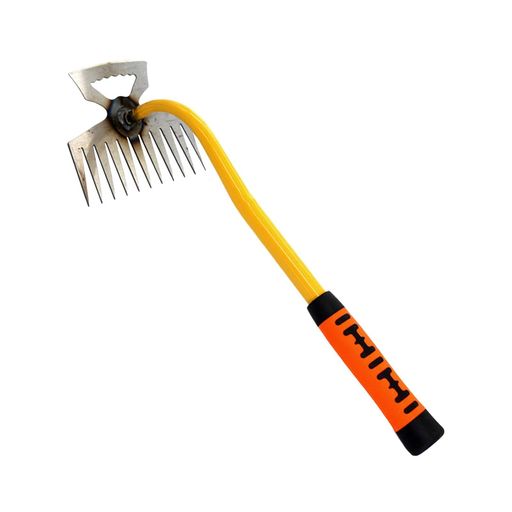 petsolaレーキ熊手草刈り草取り道具農具草削り雑草抜きガーデニング花壇田畑手動除草機庭農業庭用レー..