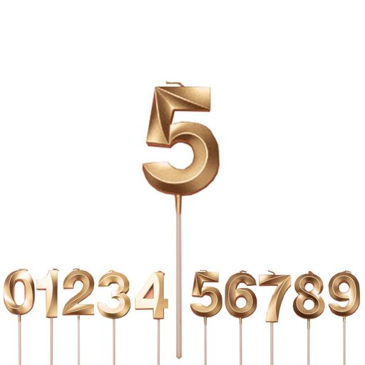 YIXINLYMY誕生日ろうそくお誕生日キャンドルおしゃれ数字バースデーキャンドル3D装飾記念日をお祝いし..