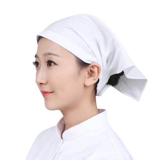 三角巾バンダナキャップ大人用子供用キッチン帽子無地シンプル通気性汗止め作業用帽子料理教室調理実習カフェ飲食店コック帽子保育園学校給食美容院掃除巾家庭用業務用