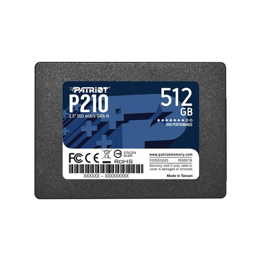 Patriot Memory P210 512GB SATA3 内蔵型SSD 6Gb/s 2.5インチ 7mm P210S512G25