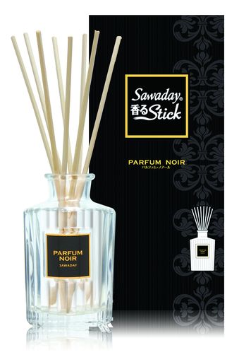 サワデー香るスティック【まるで香水のような部屋の芳香剤】パルファムノアール本体70ml[小林製薬]部屋用【部屋玄関に映えるディフューザー】ルームフレグランスフレグランスディフュ…