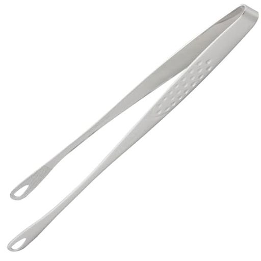 下村企販 スリム 菜箸トング 30cm 【日本製】 食洗機対応 洗いやすい 軽い力で握れる 滑りにくい バーベキュー 焼肉 揚げ物 アウトドア キャンプ 丈夫 調理トング ステンレス 燕三条 42571