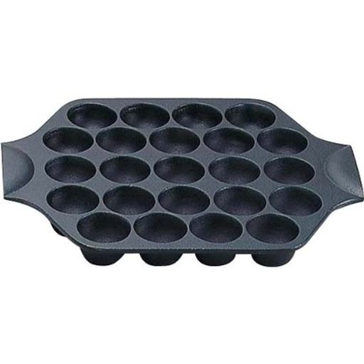 岩鋳 Iwachu たこ焼23穴 IH対応 黒焼付 南部鉄器 24025 黒 穴径4cm