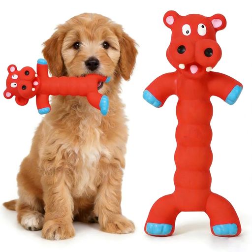 犬のきしむおもちゃ 音の出る 噛みつき防止 歯が生えるトレーニング 子犬の退屈解消 噛むおもちゃ 歯磨き 丈夫 耐久性 運動不足・ストレス解消 知育玩具犬のきしむ ラテックス犬の咀嚼 …