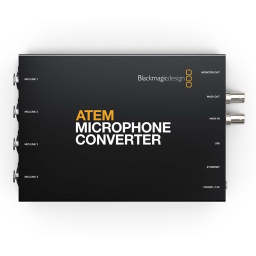 Blackmagic Design ATEM Microphone Converter アナログオーディオ-MADIコンバータ...