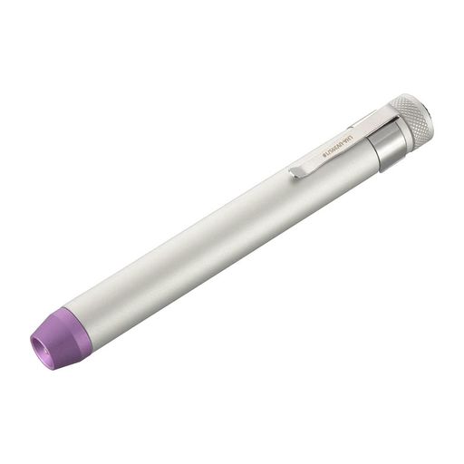 オーム電機 LED UVブラックライト ペン型 395nm レジン硬化 ペット尿検出 単4形乾電池2本 クリップ付き 懐中電灯 黒 LHA-UV395/1-S2 08-1040 OHM