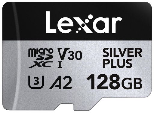 Lexar Silver Plus 128GB Micro SDカード 最大205MB/s MicroSDXC UHS-Iフラッシュ...