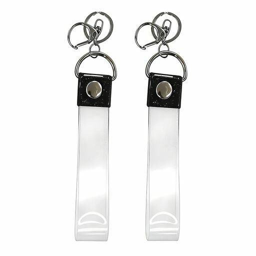 KDSSYFTテープホルダー2個セット長さ35cm幅2.9cmテープ用キーホルダー保管収納用持ち運び便利簡単収納(ブラック)