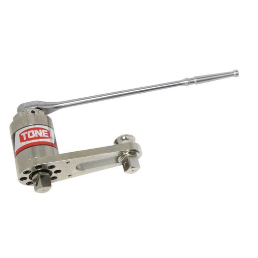 出力角:25.4mm 出力トルク範囲(N・m)OUTPUT:600~3000 入力トルク範囲(N・m)INPUT:36~180 倍率:16.7 ギヤ比:18.2 質量:7.1kg ※本体・スライド式反力受・ラチェットハンドルの合計です。 付属品:ラチェットハンドル(371L)・スライド式反力受(300PNHS)・六角穴付ボルト(M8x20〔4本〕)・六角棒L形レンチ(6・8mm)・アイボルトM8(吊り具)2本・ケース・検査合格書・取扱説明書 ※スライド式反力受・六角穴付ボルトは本体に装着しています。 手動入力・両回転 警告:強力パワーレンチは最大入力トルク以上入力しないでください。