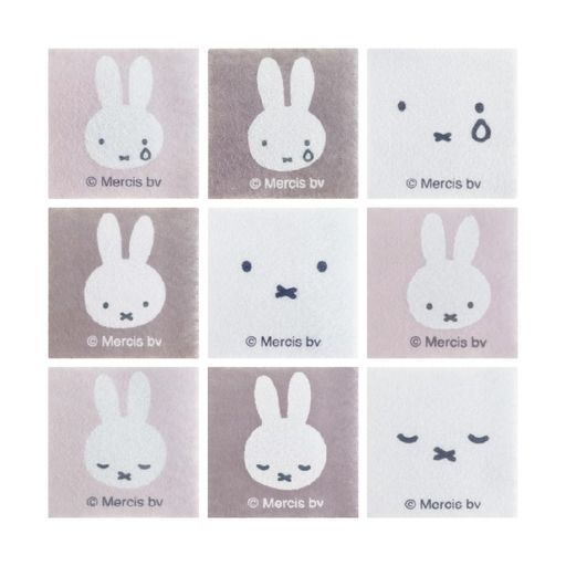 オカトー miffy ミッフィー メラミンスポンジ 角型 9個入 水アカ・茶シブ・黒ズミなどの汚れを水だけで落とす